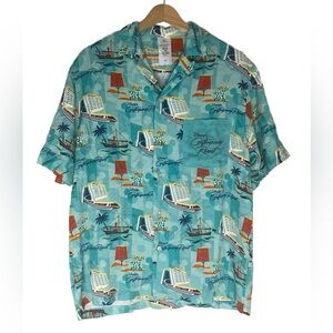 Disney 2025 Contemporary Resort Monorail Pocket Button Down Shirt -M
